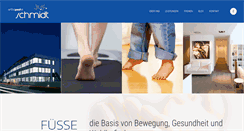 Desktop Screenshot of orthopedie-schmidt.de